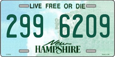 NH license plate 2996209