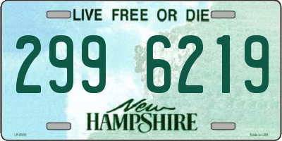 NH license plate 2996219