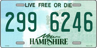 NH license plate 2996246