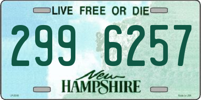 NH license plate 2996257