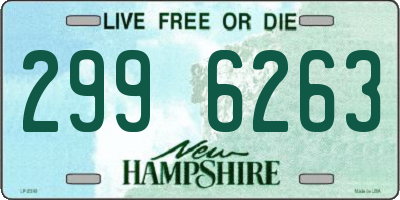 NH license plate 2996263