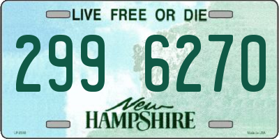 NH license plate 2996270