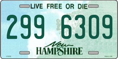 NH license plate 2996309