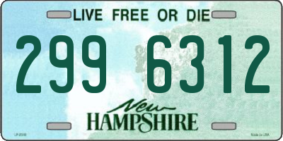 NH license plate 2996312