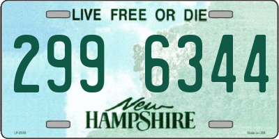 NH license plate 2996344