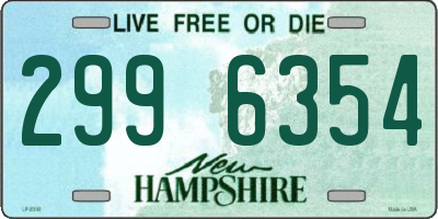 NH license plate 2996354