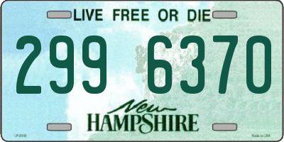 NH license plate 2996370