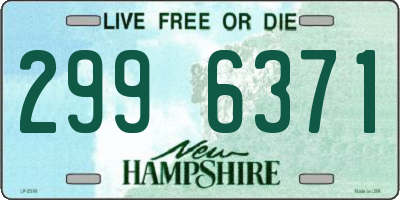 NH license plate 2996371