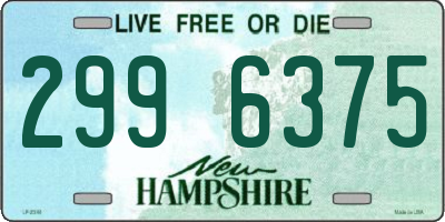 NH license plate 2996375