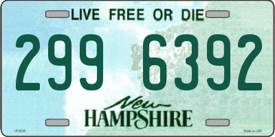NH license plate 2996392