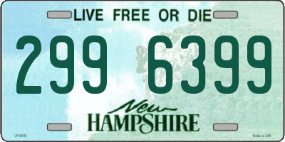NH license plate 2996399