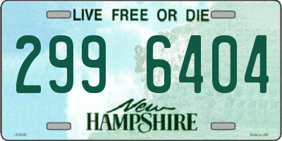 NH license plate 2996404