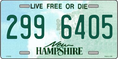 NH license plate 2996405