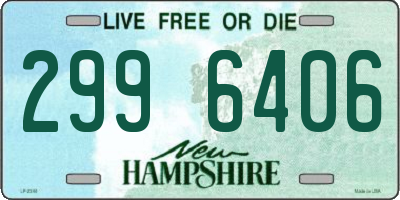 NH license plate 2996406