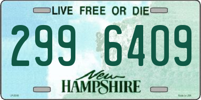 NH license plate 2996409