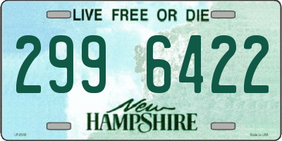 NH license plate 2996422