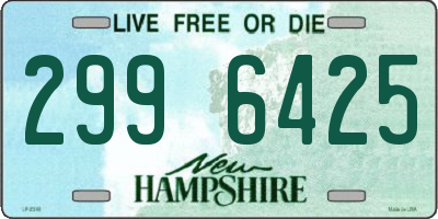 NH license plate 2996425