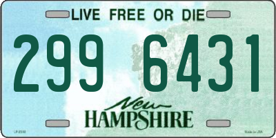 NH license plate 2996431