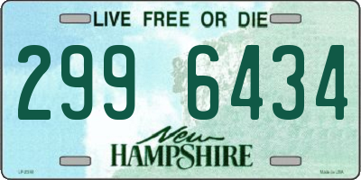 NH license plate 2996434