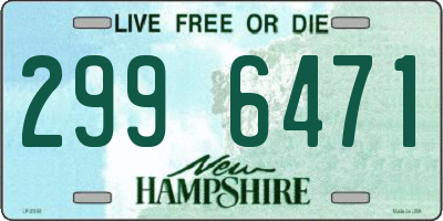 NH license plate 2996471