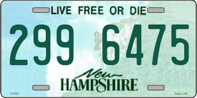 NH license plate 2996475