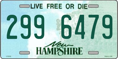 NH license plate 2996479