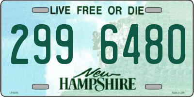 NH license plate 2996480