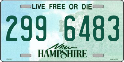 NH license plate 2996483