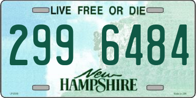 NH license plate 2996484