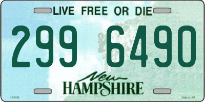 NH license plate 2996490