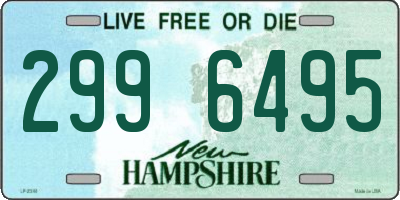 NH license plate 2996495