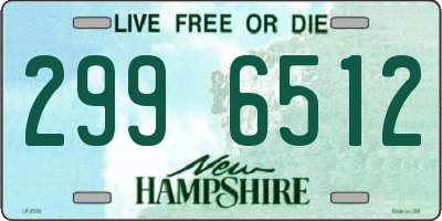 NH license plate 2996512
