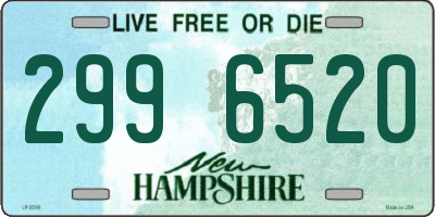 NH license plate 2996520