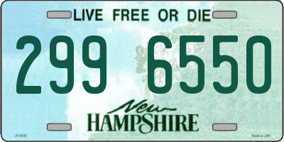 NH license plate 2996550