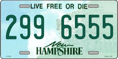 NH license plate 2996555
