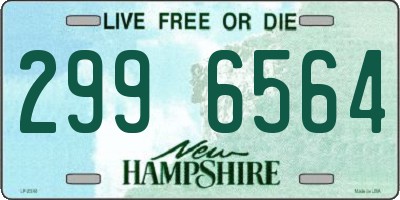 NH license plate 2996564