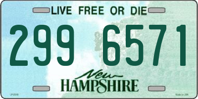 NH license plate 2996571