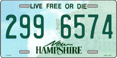 NH license plate 2996574