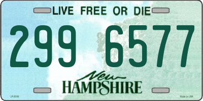 NH license plate 2996577