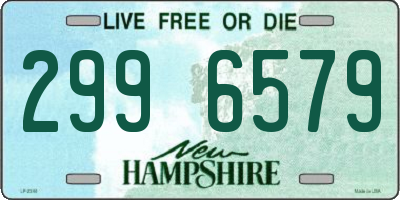 NH license plate 2996579