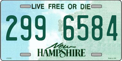NH license plate 2996584