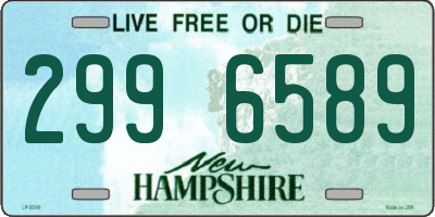 NH license plate 2996589