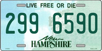 NH license plate 2996590