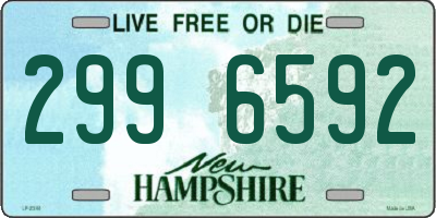 NH license plate 2996592