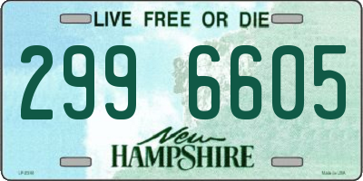 NH license plate 2996605