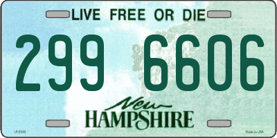 NH license plate 2996606