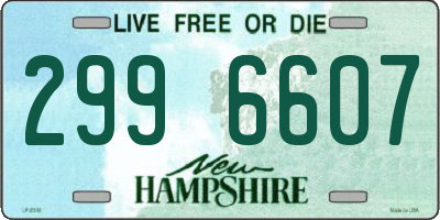 NH license plate 2996607