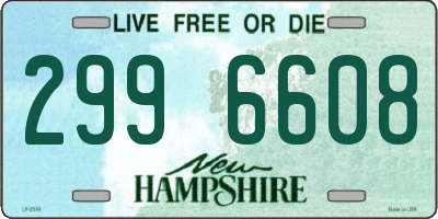 NH license plate 2996608