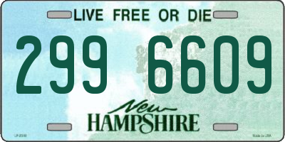 NH license plate 2996609
