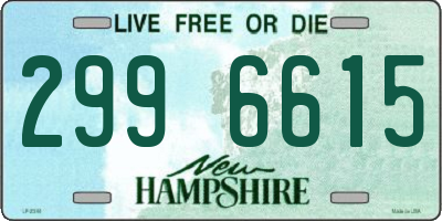 NH license plate 2996615